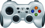 Log Logitech Wireless Gamepad F710 Controller PC Sort Hvid