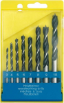 Vorel drill bit for wood, twist cylindrical 7 4 5 3 6 10 8 9mm zestaw (22381)