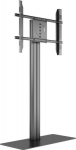 Multibrackets M Public Display Stand 145 HD Single w, Floorbase | Fast | VESA 200x200 - 500x800 | Max 60kg | Svart