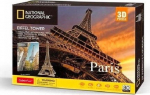 Cubic Fun Puzzle 3D National Geographic Paris. Eiffel Tower 80 element&oacute;w