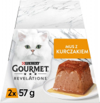 PUI PURINA Gourmet Revelations Mousse with chicken in sauce - wet cat food - 2x57g