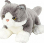 Beppe Cat mascot lying gray 30 cm