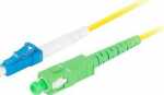 Lanberg PATCHCORD FIBER OPTIC SM LC/UPC-SC/APC SIMPLEX 3.0MM LSZH G657A1 2M YELLOW LANBERG