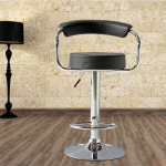 Bar stool LEON black