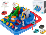 RoGer Toy Parking with obstacle course + 4 cars