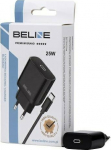 Beline Charger 25W GaN USB-C + kabel USB-C, czarna