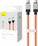 Kabel USB Baseus USB-C - USB-C 1 m Orange (CAKW000207)