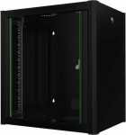 Lanview 19" 12U Rack Wall Mount Pro, 600 x 450 x 645mm - Black