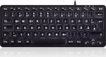 Keyboard Perixx Perixx PERIBOARD-332B DE-Layout, Mini keyboard, USB wired, backlight, black