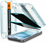 Spigen Glass tR EZ Fit (Privacy) 2 Pack, transparency - iPhone 15