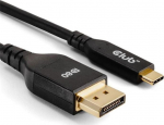 Club3D Kabel USB Typ C <-> DP 2.1 1m 10K60Hz St/St retail