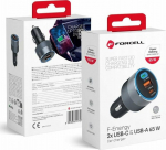 Loader ForCell FORCELL F-ENERGY Alu Car Charger 2 x Typ C + USB A PD QC4.0 SFC2.0 4.5A 65W szara