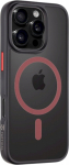 Tactical MagForce Hyperstealth 2.0 Cover for iPhone 16 Pro / black/red