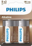 Philips PHILIPS batteri tech alkaline D 2-pitch - 2110058