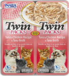 INABA CAT Twin Tuna with Chicken in Broth &ndash; cat treat &ndash; 2x40g