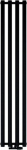Bathroom radiator Alkotest GRŁ-G/C-920X430-CZ / AQUAFORM / KATACHI-C / BATHROOM RADIATOR 920X430 CZARNY 412W /