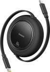 Cable USB C - USB C 100W 1.5m retractable black Free2Pull BASEUS