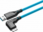 Kabel USB Ednet USB-A - micro-B 2 m Niebieski (MTC-221)