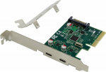 CONCEPTRONIC 4xPCIe3.0 Card 2xUSB-C3.2 Gen2 10Gbps