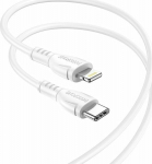Kabel USB USB-C - Lightning 1 m White (KABAV1161)