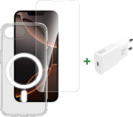 4smarts 3IN1 PREMIUM STARTER SET, APPLE IPHONE 16E MAGSAFE