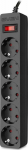 Listwa przeciwprzepięciowa SVEN SF-05E 3.0 m, (5 sockets) czarna
