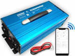VOLTAGE CONVERTER INVERTER EUROPOWER 12V DC / 230V AC 2000W / 4000W CLEAN SINUS BLUETOOTH