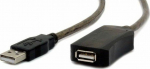 Cable USB Gembird USB-A - 10 m Czarny (UAE-01-10M)