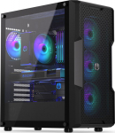 Endorfy Regnum 400 ARGB PC-Geh&auml;use, Midi Tower, ATX, Tempered Glass - schwarz
