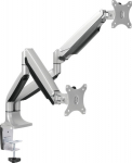 Logilink BP0043 Dual Monitor Desk mount, 13"-32",gas spring, aluminum | Logilink