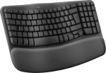 Log Logitech Wave Keys - wireless keyboard, graphite