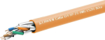 Lanview CAT6a U-FTP network cable, LSZH, B2CA, Orange, 305m