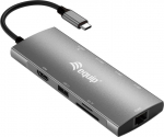 Equip Dock 9-1 USB-C->HDMI,GbE,2xUSB-A3.2, USB-C3.2, + 0.25m