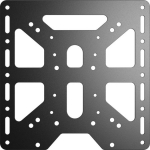 Moza Racing MOZA Flight Base Montage-Adapter - schwarz