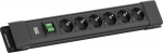 Bachmann CONNECTUS 6xCEE7/3 1xSchalter 2.0m CEE7/7 Schwarz