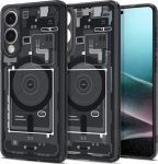 Spigen Ultra Hybrid Mag MagSafe - Case do Samsung Galaxy S25 Edge (Zero One Black)