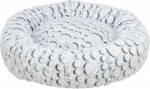 Trixie Mila bed, round, plush, &oslash; 60 cm, white-grey