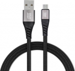 Kabel USB Blue Star USB-A - microUSB 1.2 m Czarny
