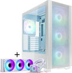 PHANTEKS XT Pro Ultra Tempered Glass Windows, D-RGB + Glacier One 360M25 Gen2 DRGB, 360mm, Bundle - wei&szlig;
