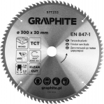 Graphite Circular saw blade, widiowa, 300 x 30 mm, 80 teeth