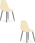 Leobert Krzesło WAT Cream / black legs x 2