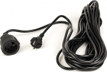 EXD Extension Cord 10m, 1 socket, 2x1.0mm2
