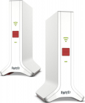 FRITZ! Mesh Set 4200 2-pack Edition International, Rot, Wei&szlig;, 2x2/4x4, Network repeater, Dual-Band (2.4 GHz/5 GHz), Wi-Fi 6 (802.11ax), 4200 Mbit/s