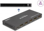 Delock HDMI Switch 4 x HDMI in to 1 x HDMI out 8K 60 Hz