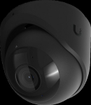 Ubiquiti UVC-G6-Turret-B Black, All-weather, tamper-resistant 4K PoE camera with a 1/1.8" 8MP image sensor, Multi-TOPs AI Engine, and 3-axis manual adjustments for flexible installation