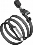 Kabel USB Energea Kabel Sheath Travel 2w1 USB-C do USB-C/USB-A 480Mbps 60W 1.2m gunmetal