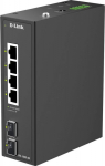 D-Link DIS 100G-06 - Switch - industrial - unmanaged