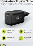 Wentronic USB-C&trade; PD GaN Fast Charger Nano (65 W) black, blac