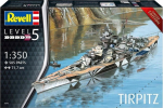 Revell Model plastic ship Tirpitz 1:350
