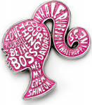 The Carat Shop Ltd Carat Shop Barbie - Sparkly Silhouette Enamel Pin Badge (BMPB0002)